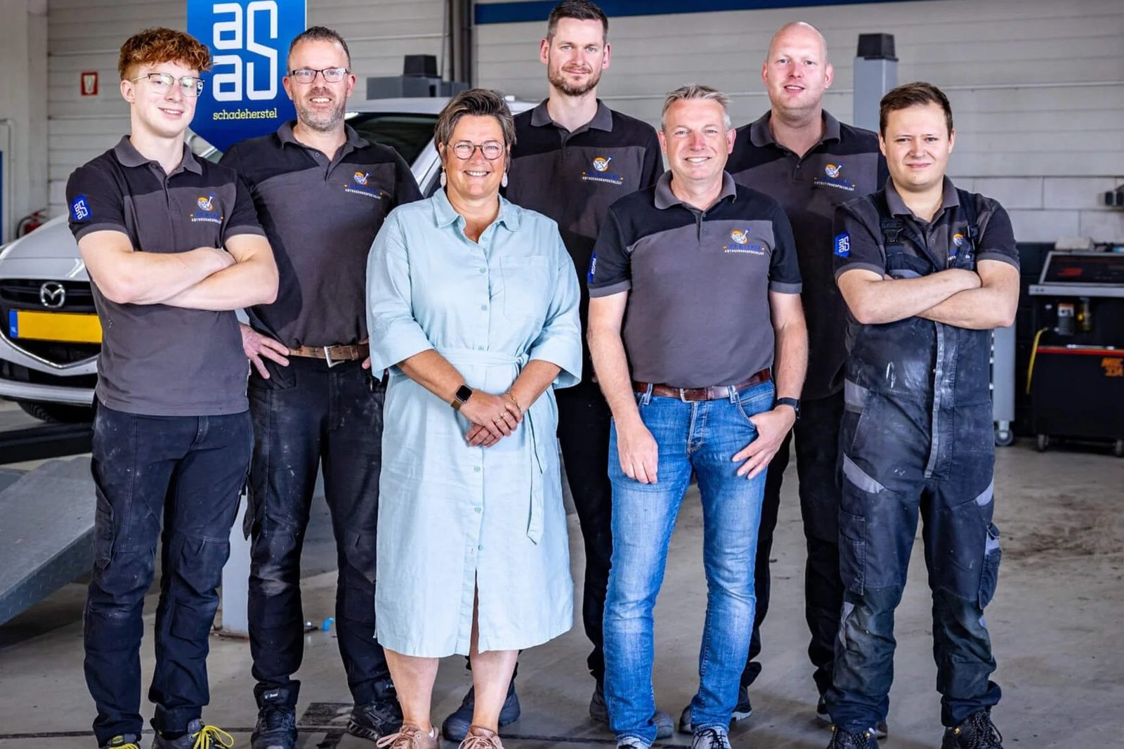 Het team van De Kiefte Autoschadespecialist in Eibergen
